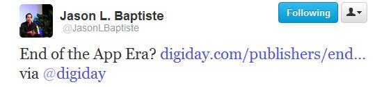 Baptiste tweet